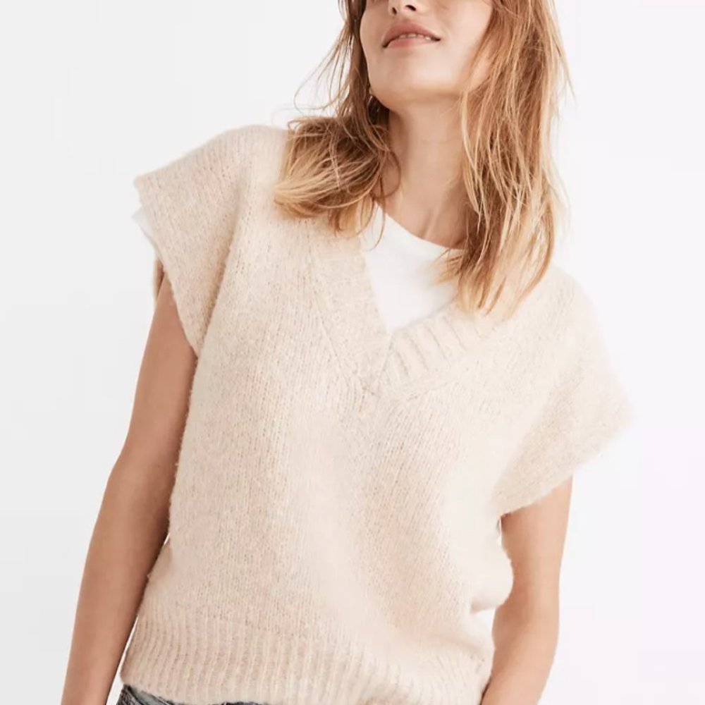 Madewell Cropped Sweater Vest